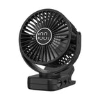 Adjustable Clip-On Fan Portable USB Powered Multi-Angle Quiet Desk and Stroller Fan