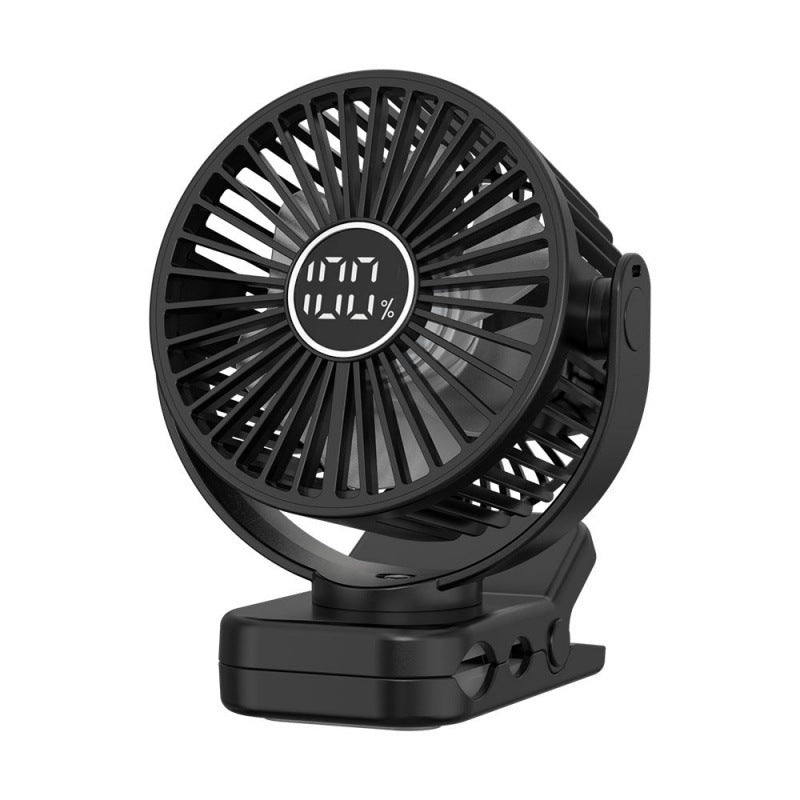 Adjustable Clip-On Fan Portable USB Powered Multi-Angle Quiet Desk and Stroller Fan