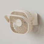 Unisex Ceiling-Mounted Industrial Circular Fan with Swivel Handle for Workshop and Warehouse Ventilation