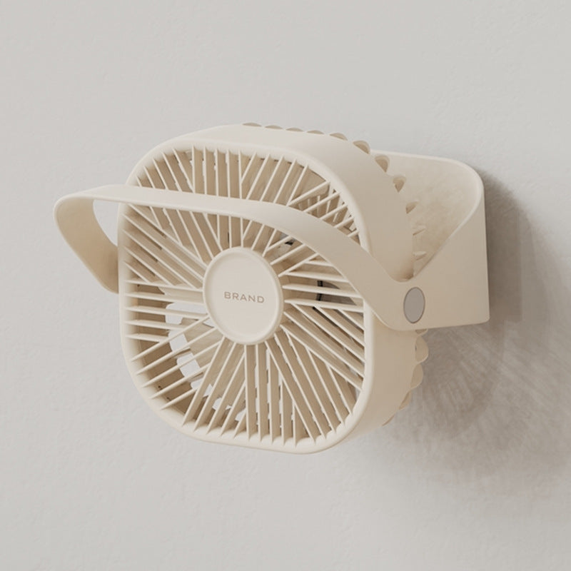 Unisex Ceiling-Mounted Industrial Circular Fan with Swivel Handle for Workshop and Warehouse Ventilation
