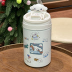 Insulated Travel Mug for Women BPA-Free Plastic Leak-Proof Lid Hot and Cold Beverage Cup