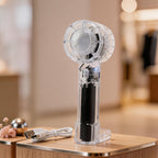Portable USB Fan for Women Compact Lightweight Quiet Operation Adjustable Tilt Handle
