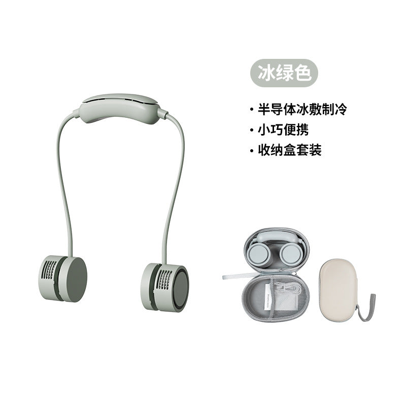 Portable Cooling Headphones for Women Lightweight Ergonomic Design with Long Battery Life and Storage Bag