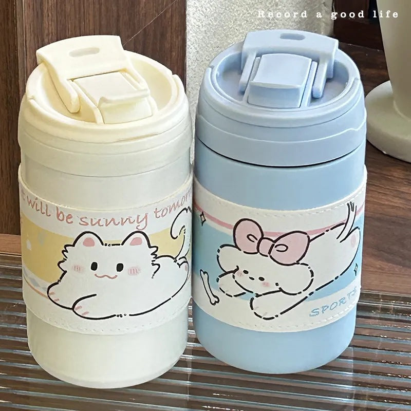 Women's Insulated Travel Cup Spill-Proof Lid Ergonomic Design BPA-Free