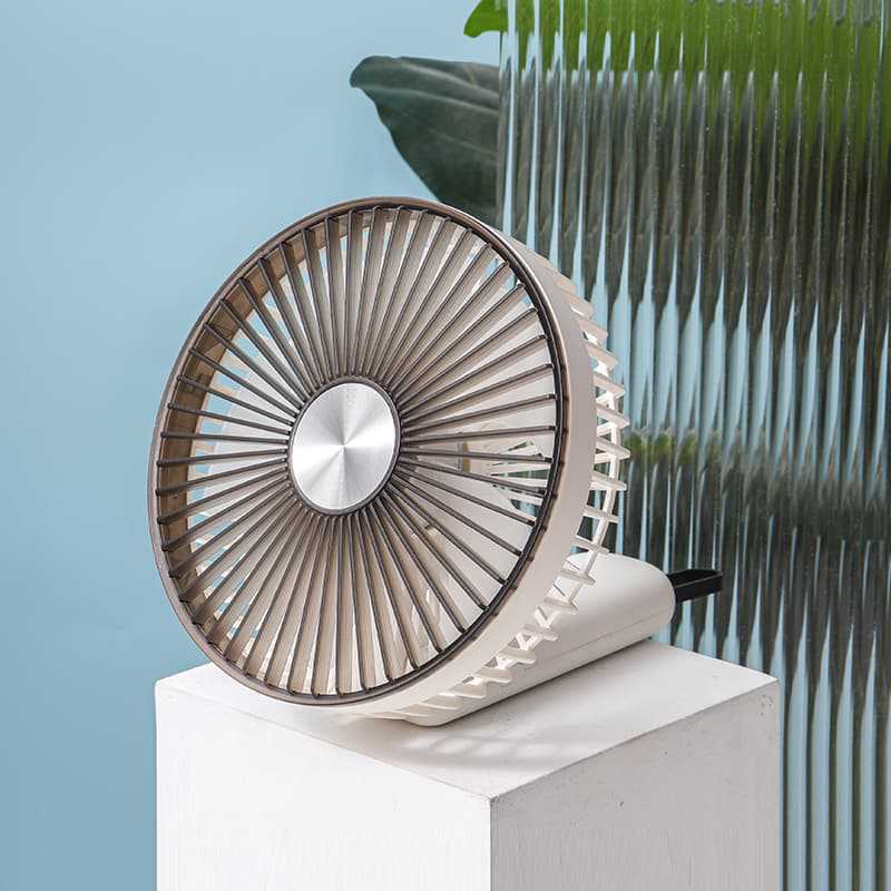 Portable USB Desk Fan Rechargeable Foldable Stand Adjustable Tilt Unisex