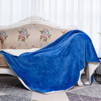 Brehn Women's Reversible Cozy Blanket Soft Hypoallergenic Machine Washable