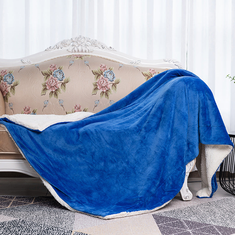 Brehn Women's Reversible Cozy Blanket Soft Hypoallergenic Machine Washable