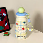 Insulated Water Bottle for Women BPA-Free Flip Cap Leakproof Dog Design