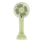 Rechargeable Portable Hand Fan USB Type C Quiet Multi-Speed Foldable Stand