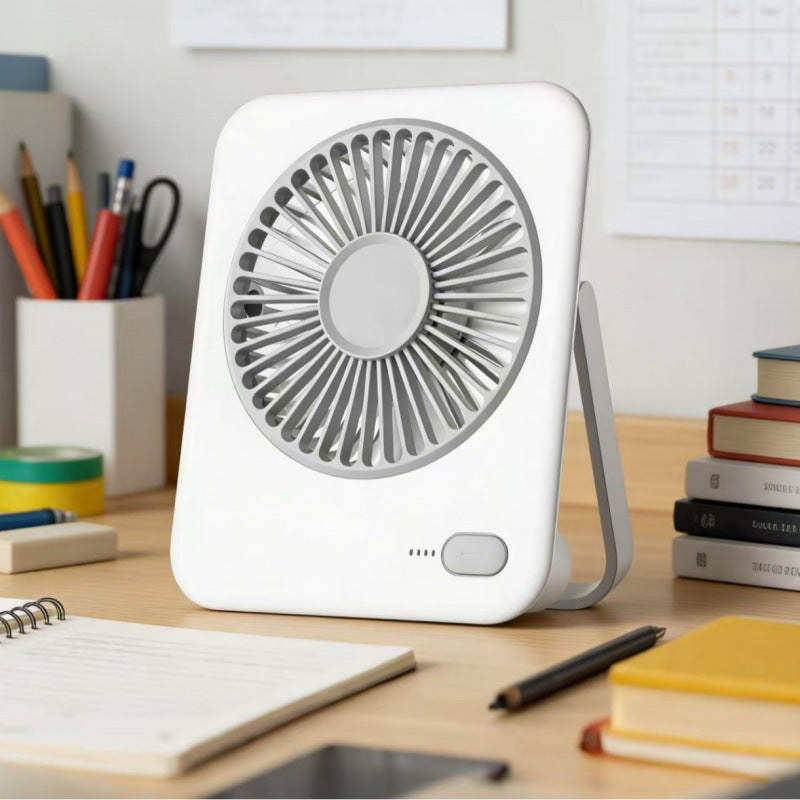 Rechargeable Desk Fan High-Efficiency Portable Personal Cooling Fan with Adjustable Angles and Cordless Design