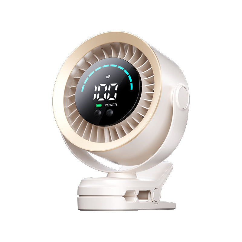Portable Desk Fan USB Rechargeable Quiet Operation Adjustable Speed