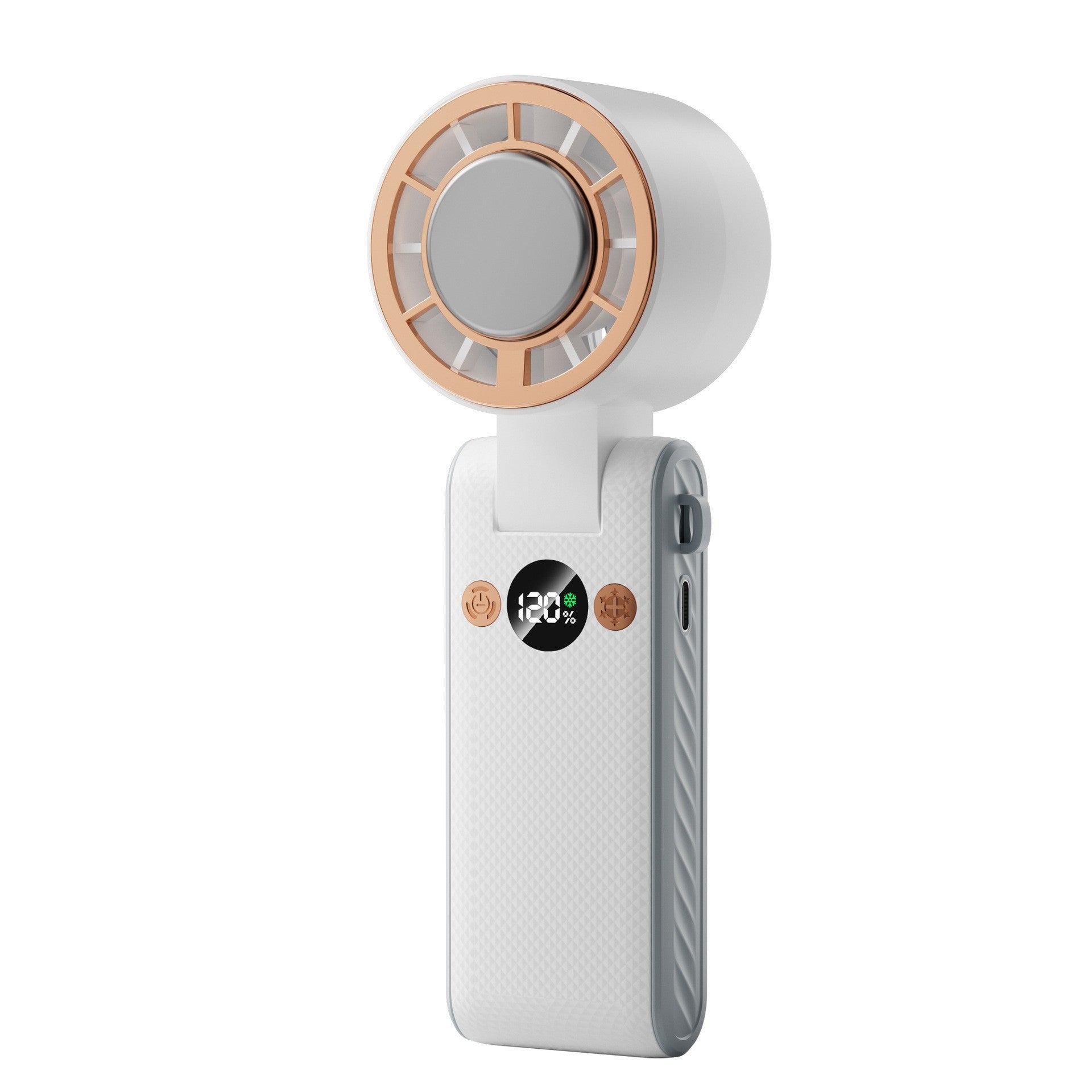 Portable High-Speed Fan with LED Display Lightweight Compact Battery Operated