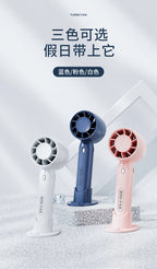 Harrow Portable Mini Fan with Digital Display Compact Lightweight Personal Cooling Fan