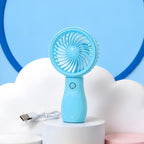 Portable Mini Fan USB Rechargeable 3-Speed Quiet Operation Compact Size