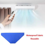 Wall-Mounted Air Conditioner Condensate Catchment Funnel Waterproof Reusable Fabric Universal
