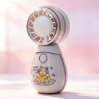 Harrow Cartoon Handheld Fan Portable Rechargeable Personal Cooling Fan Compact Design