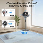 Harrow Stand Fan with Remote Control High-Performance 3-Speed Adjustable Air Circulation