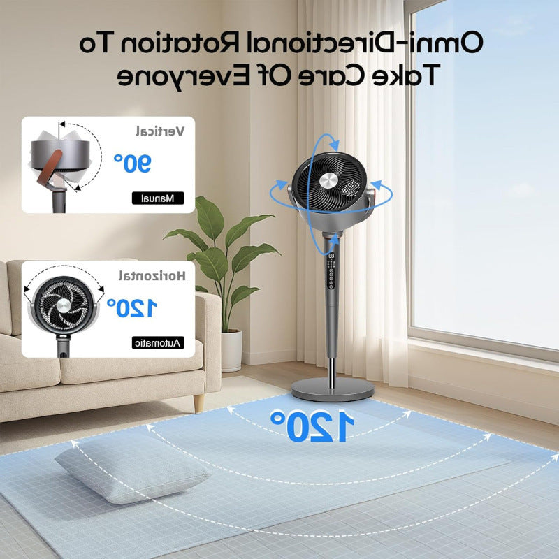 Harrow Stand Fan with Remote Control High-Performance 3-Speed Adjustable Air Circulation