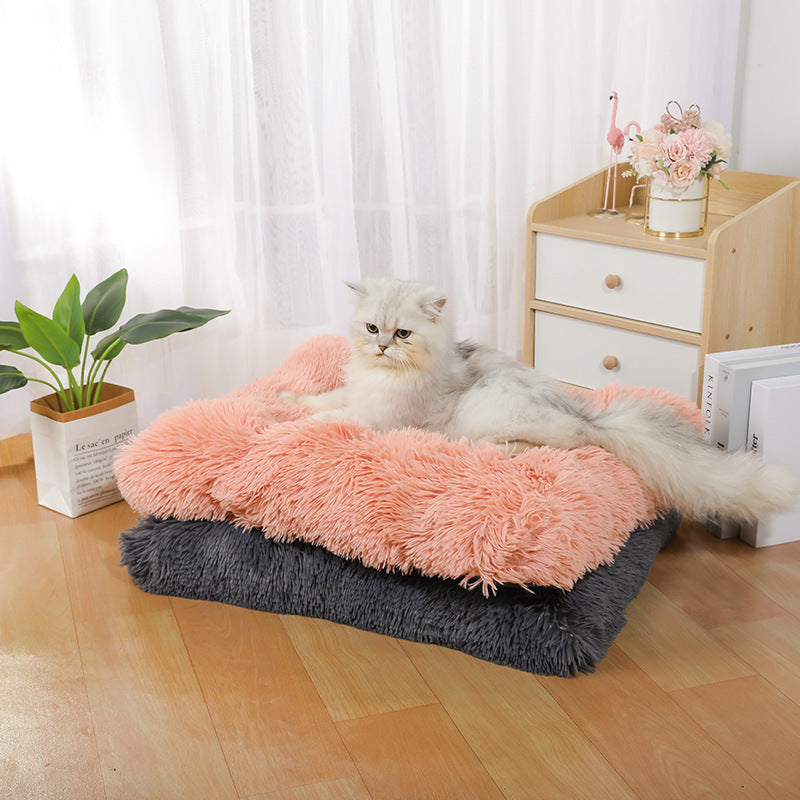 Unisex Cozy Pet Pillow Soft Fiber Non-Slip Machine Washable Cushion for Small and Medium Pets