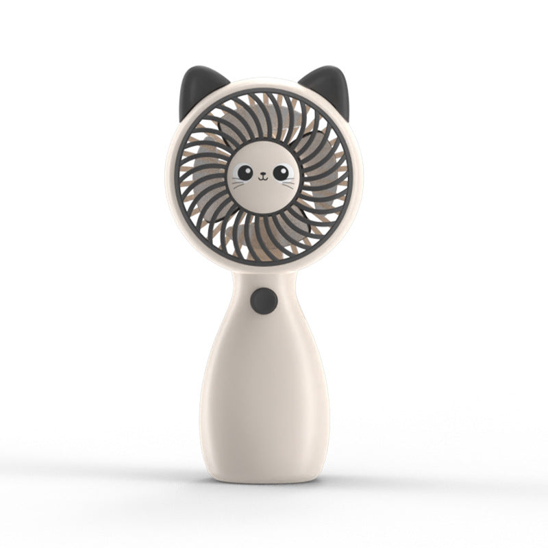 Portable Handheld Fan for Women Cat Design Compact Battery Operated