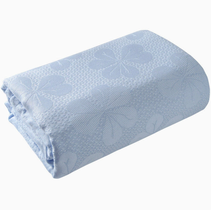 Bowlift Jacquard Cotton Blend Blanket Soft Breathable Double Size Elegant Design