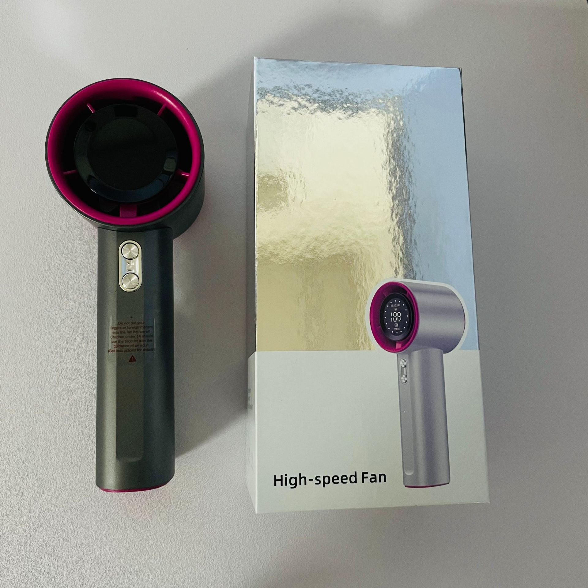 Harrow Portable High-Performance Fan with LCD Display 10-Hour Battery Compact Design
