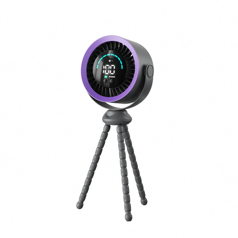 Portable Desk Fan USB Rechargeable Quiet Operation Adjustable Speed