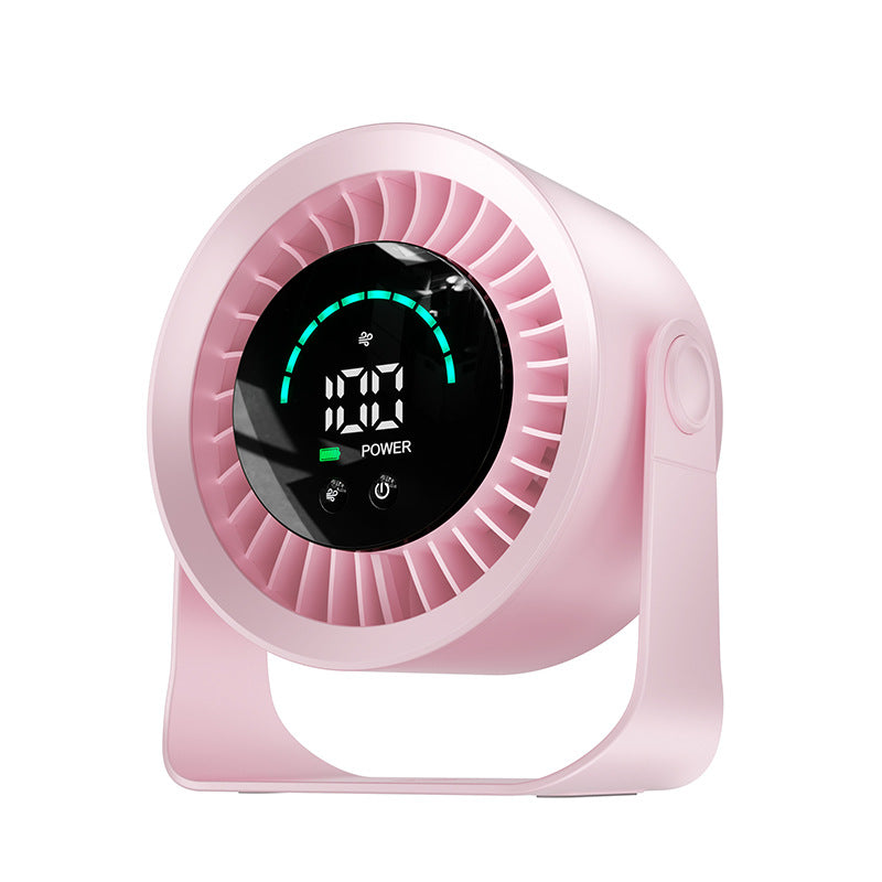 Portable Desk Fan USB Rechargeable Quiet Operation Adjustable Speed