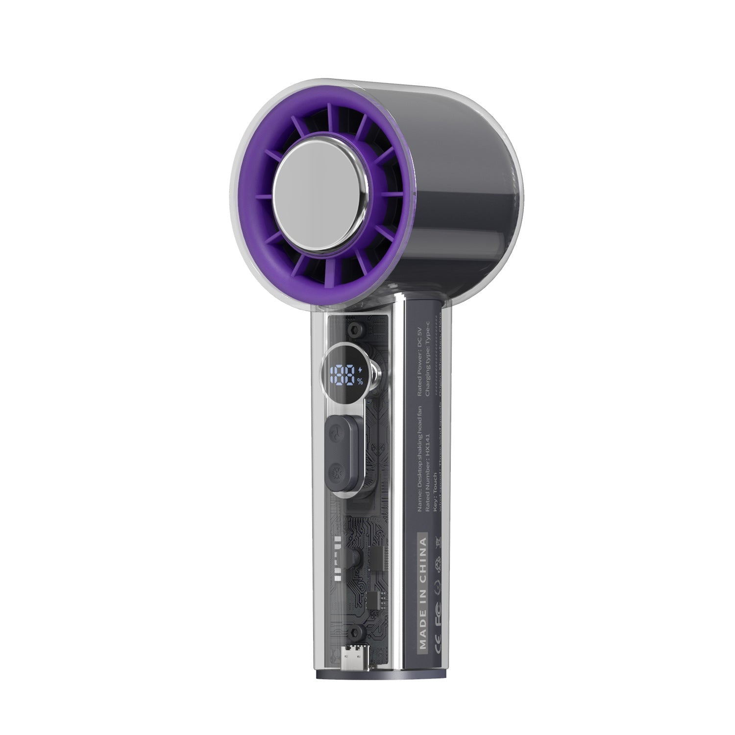 Ladies Handheld Hair Dryer Lightweight Portable Ionic Technology Digital Display