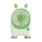 Portable Handheld Fan Rabbit Design USB Rechargeable Adjustable Speeds Lightweight for Women