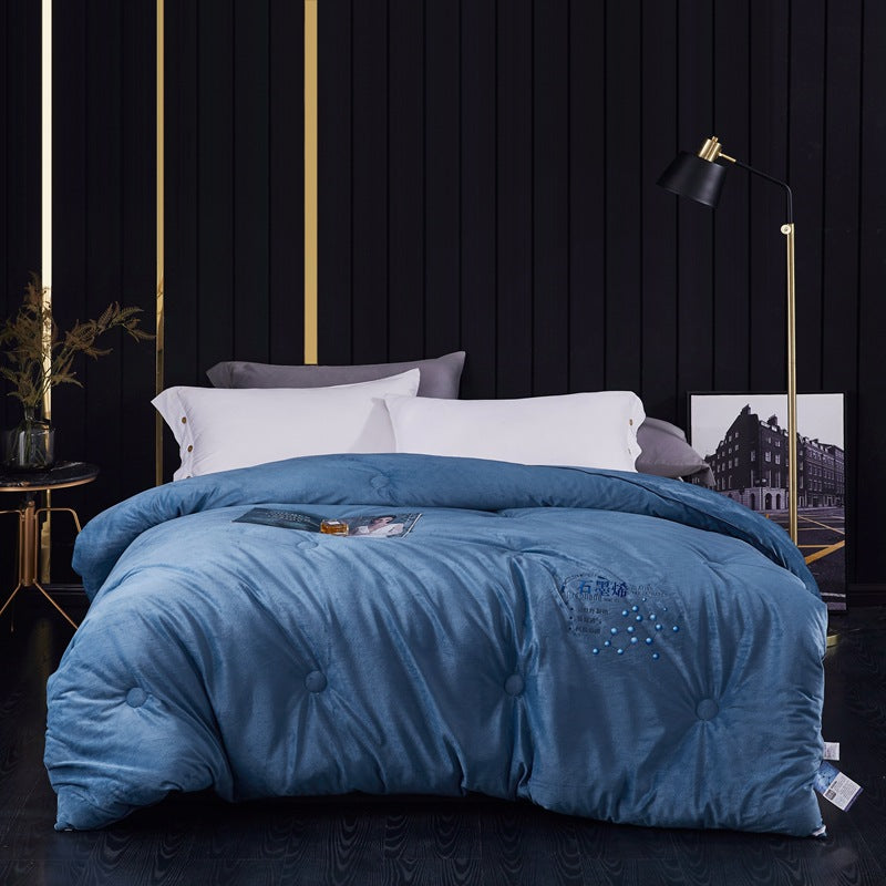 Bowlift Women’s Luxury Graphene Blanket Temperature Regulating Breathable Comforter