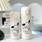 Women’s Insulated Water Bottle Double Wall Leak-Proof Cap Floral Design BPA-Free