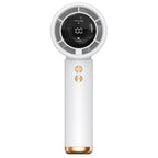 Portable Mini Fan Lightweight Adjustable Speed LCD Display Quiet Operation