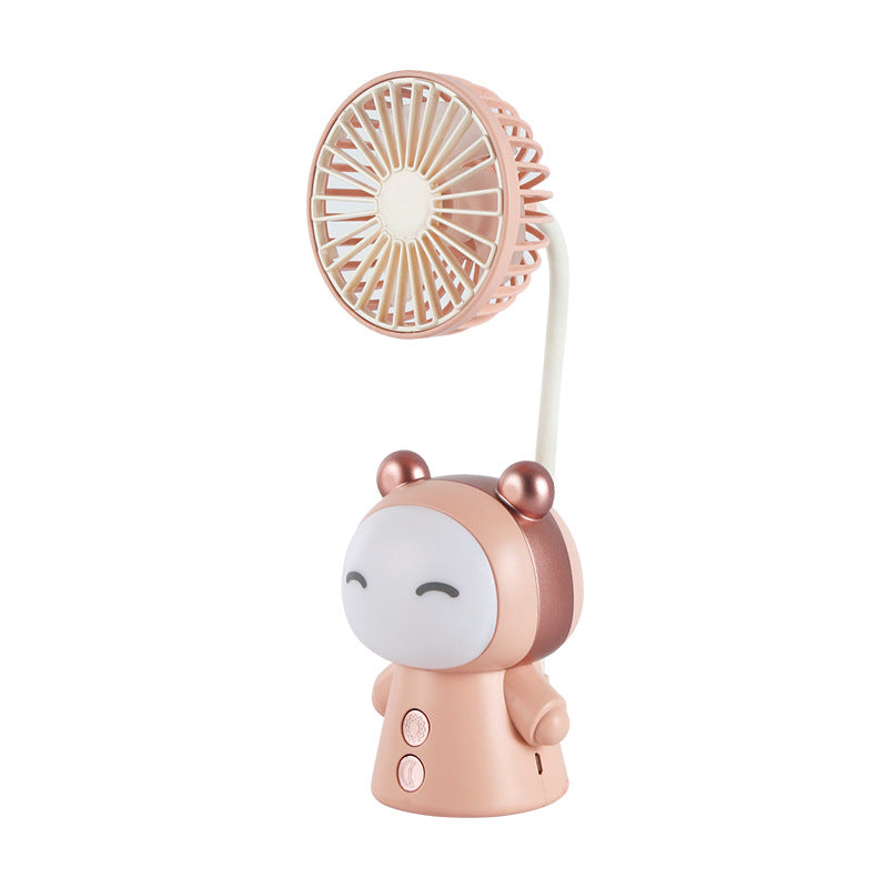 Portable Hand Fan with Adjustable Flexible Head Lightweight and Compact