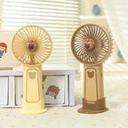 Portable USB Table Fan with Adjustable Tilt and Playful Animal Design for Women