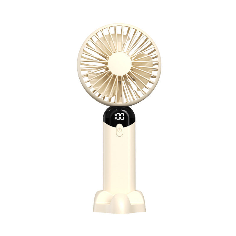 Portable Handheld Fan Lightweight Compact Adjustable Speed Battery Powered
