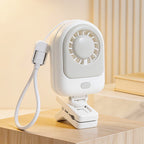 Portable Clip Fan USB Powered with Adjustable Tilt Angle Compact and Lightweight for Travel and Office Use
