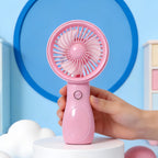 Portable Mini Fan USB Rechargeable 3-Speed Quiet Operation Compact Size
