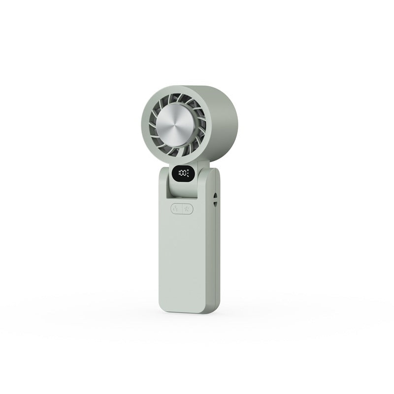 Handheld Rechargeable Cooling Fan with LED Display Portable Personal Fan