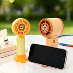 Portable Mini Hand Fan USB Rechargeable Cute Bunny Design Compact Lightweight