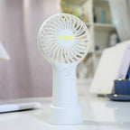 Portable Handheld Fan with Ergonomic Design USB Rechargeable Compact Personal Cooling Fan