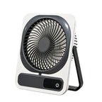 Portable Tabletop Fan Compact Adjustable Tilt 3-Speed Settings Energy Efficient