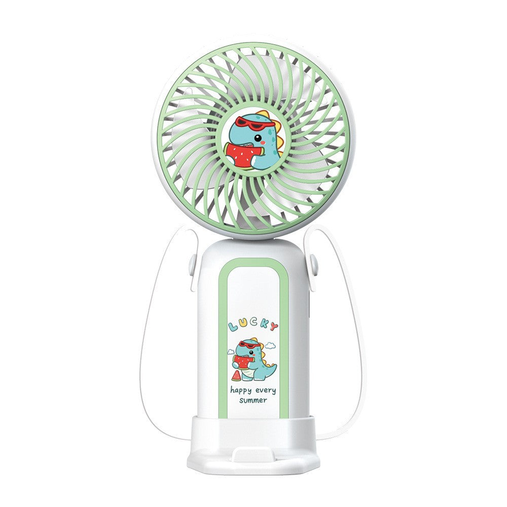Harrow Cartoon Handheld Fan Portable Rechargeable Personal Cooling Fan Compact Design