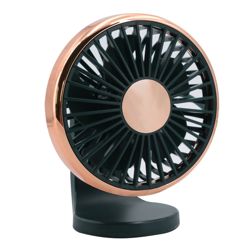 Portable Dashboard Air Circulation Fan 360-Degree Rotation Compact Car Cooling Fan