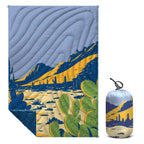 Compact Insulation Blanket Water-Repellent Lightweight Thermal Blanket with Nature Design