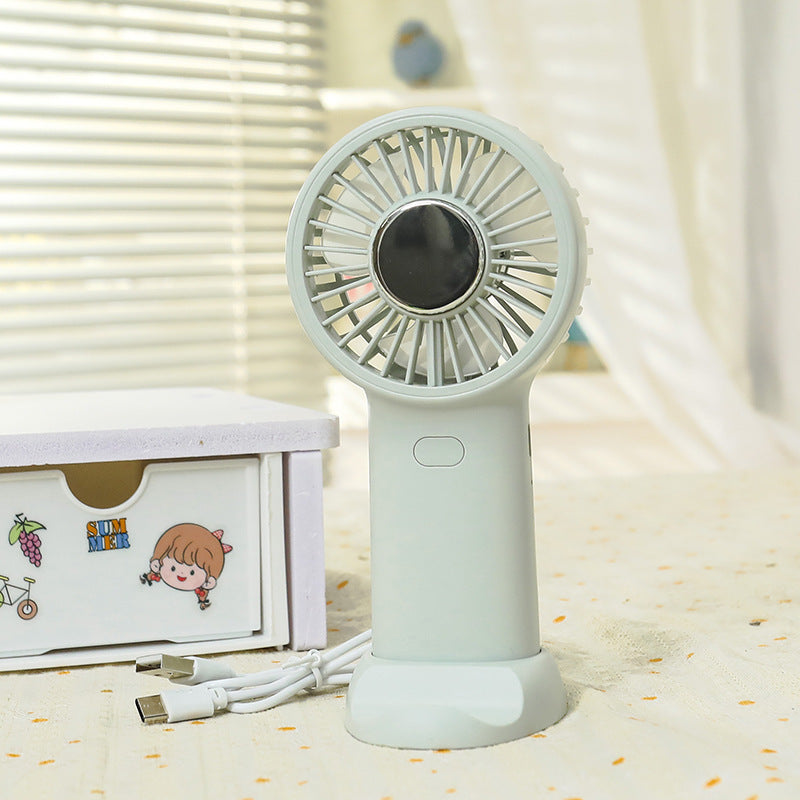 Portable Hand Fan for Women with Powerful Battery and Touch Control Compact Lightweight Handheld Fan