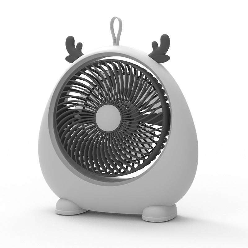 Portable Mini Fan USB Rechargeable Cute Animal Design Compact Desk Fan