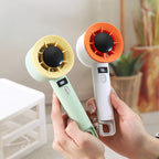 Portable Handheld Fan with LCD Display Rechargeable 3-Speed Adjustable Stand