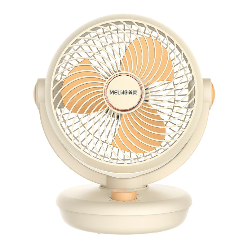 Table Fan with Adjustable Tilting Head 3-Speed Quiet Operation Compact Design