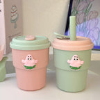 Ladies Reusable Coffee Mug BPA-Free Plastic with Secure Locking Lid and Funny Design